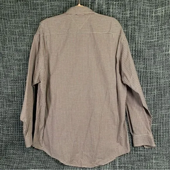 TOMMY HILFIGER Vintage Plaid Men's Long Sleeve Button Down Shirt L #817 - Picture 2 of 8